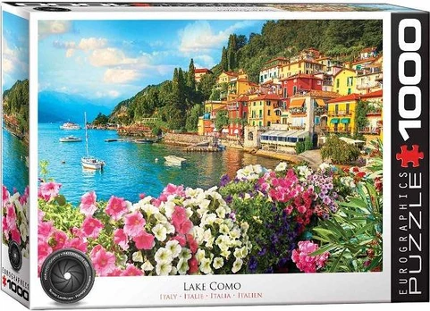 Dėlionė Eurographics, 6000-5763, Lake Como, Italy, 1000 d.
