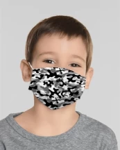 Mocco Military Child Cotton Face Mask Multiple Use 15x25 cm kaina