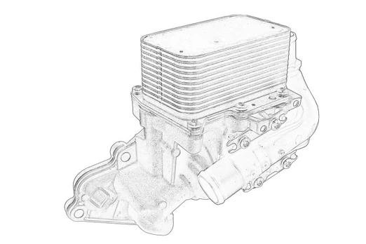 Alyvos radiatorius OE RENAULT 82 01 005 241