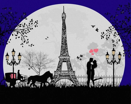 TPS Tapybos rinkinys "Parisian lights"
