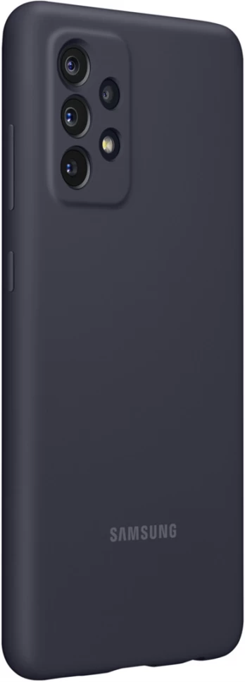 Dėkliukas SAMSUNG Galaxy A72, silikoninis, Black