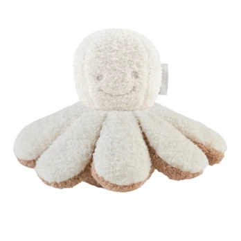NATTOU TEDDY Pliušinis aštuonkojis, kreminis