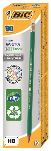 Bic Pieštukai su trintuku Evolution Original, 1 vnt. 083924