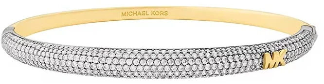 Michael Kors Solid bicolor bracelet with cubic zirconia Premium MKJ8539931