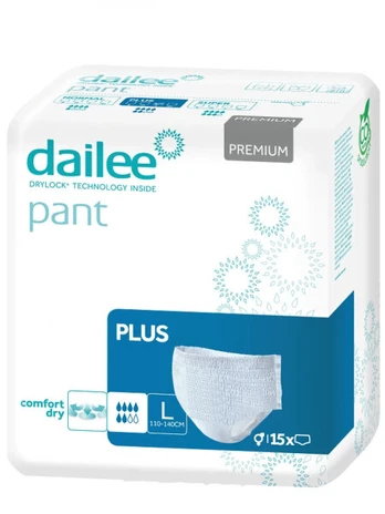 Sauskelnės DAILEE Pant Premium Plus L, 15 vnt.