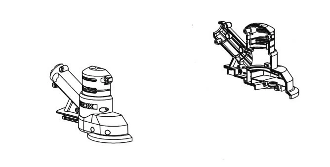 Korpusas WG183E, WG183E.9, Worx
