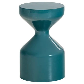 FLOYD SIDE TABLE METAL PETROL BLUE