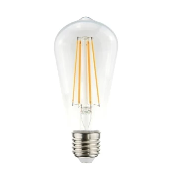 7,5W E27 LED lemputė ST64 CLEAR