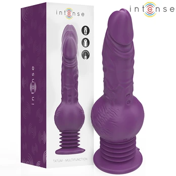 Intense Fun INTENSE - TATUM MULTIFUNCTION VIBRATOR WITH UP AND DOWN VIBRATION 24 CM PURPLE