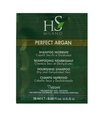 HS Milano „Perfect Argan“ šampūno maišelis, 15 ml