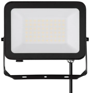 G-TECH floodlight VILMAR, LED, 50W, 5000lm, 6400K, AC220-240V, IP65, juodas