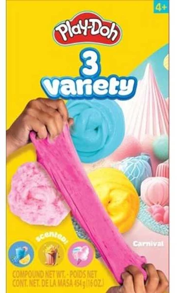 Play-Doh 3 Stack Jars - Carnival