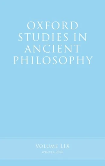 Oxford Studies in Ancient Philosophy, Volume 59