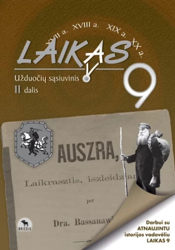 Laikas 9. Užduočių sąsiuvinis 9 kl., II dalis