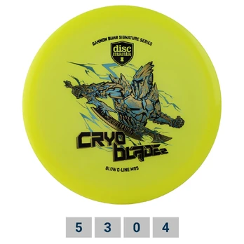 Diskgolfo diskas Midrange Driver C-LINE GLOW MD5 Gannon Buhr Signature - Cryo Blade 2