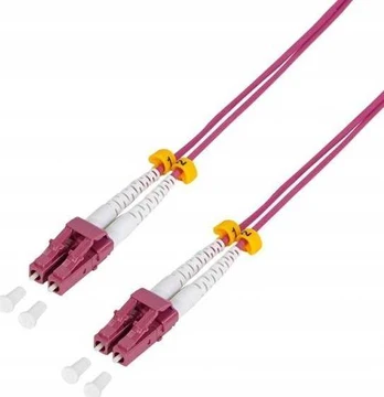 LogiLink światłowód OM4 LC-LC 100m violetinė