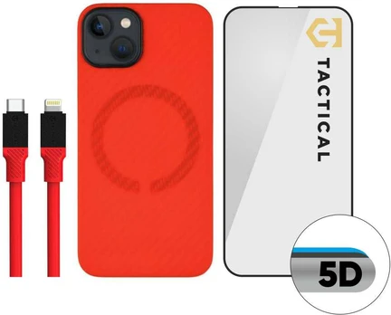 Dėklas Tactical Raudona Limited Edition Combo, skirtas Apple iPhone 13