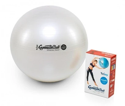 Gimnastikos kamuolys Pezzi Maxafe 53 cm, baltas