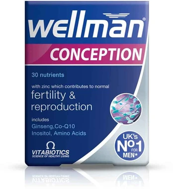 Vitabiotics Wellman Conception tabletės N30