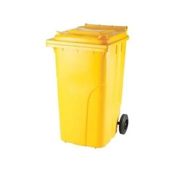 Šiukšlių konteineris 240 l, geltonas