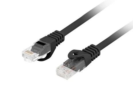 LANBERG Patchcord kat.6 UTP LSZH CU 1m judas Fluke praėjo