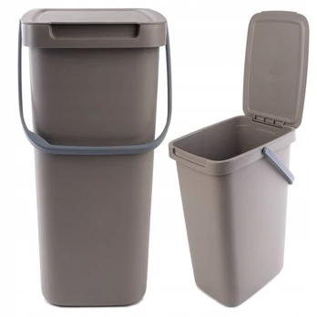 Šiukšlių dėžė su dangčiu Kadax, 12 L