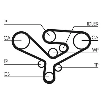 CONTI CT 1135 Timing belt