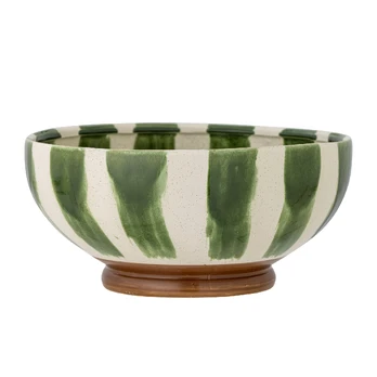 Bloomingville - Shakti Bowl - Green - Stoneware