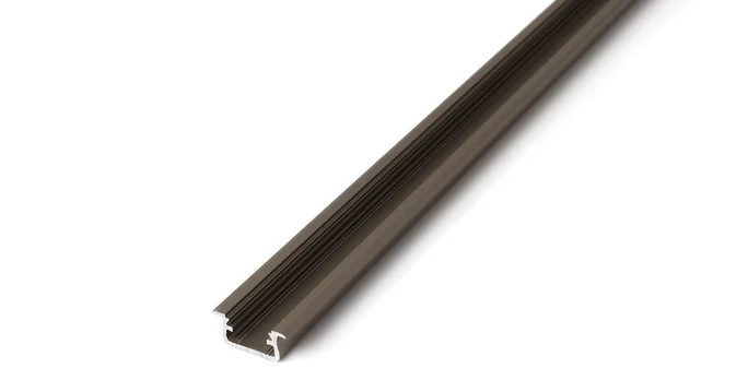 Aliuminio profilis B LED juostelėms - Inox - 1 m