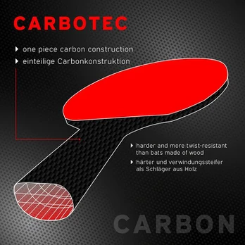 Schildkröt Carbotec 900 įgaubtas stalo teniso batutas