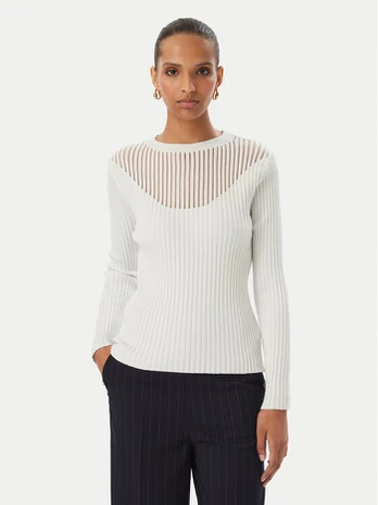 Rinascimento Palaidinė CFM0012395003 Kreminė Slim Fit