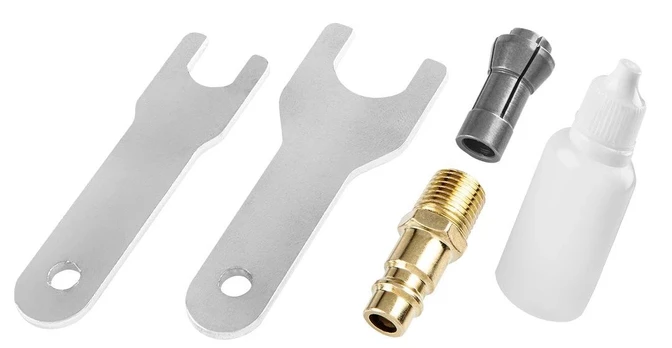 Pneumatinis kampinis šlifuoklis Neo 14-016, 1/4";1/8" - 6 mm/3 mm