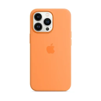 Dėklas Apple iPhone 13 Silicone Case with MagSafe Marigold