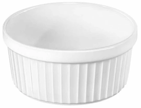Keksiukų formelė Wilmax Ramekins, balta, 12 cm x 12 cm, 0.4 l