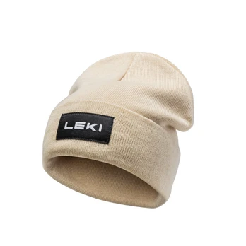 Leki Unisex Beige Žieminė kepurė