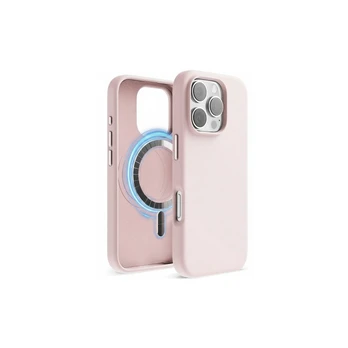 Dėklas "TM MagSafe Silicone" skirtas iPhone 15 Pro Max / Light Pink /