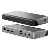 ALOGIC  PRIME DX2 Universal Dock w. Dual 4K and with 100W PD kaina