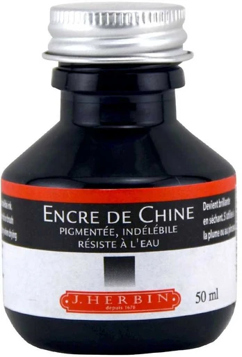 Herbina Herbin Indian ink 50ml. Juodas