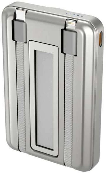 Spello ForcePack 4in1 10000mAh magnetic wireless powerbank SM75 | titanium