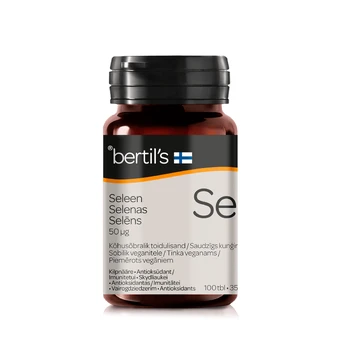 Maisto papildas Bertil´s Selenas 50mcg, 100 tablečių
