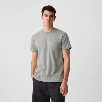 GAP Logo Pocket Tee Grey Heather - Dydis S (857901-08 Marškinėliai)