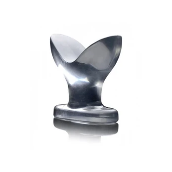XR Brands Master Series Anchored Clear Expanding Plug 3.75"