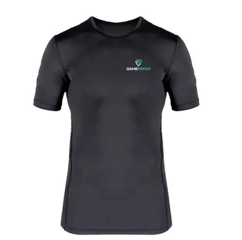 Kompresiniai marškinėliai Gamepatch Short Sleeves, juodi