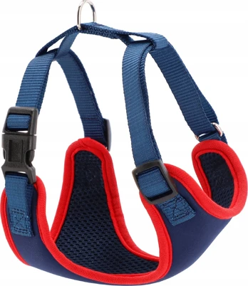 Pakinktai šunims Dingo Harness, mėlyna/raudona, 490 - 690 mm, L