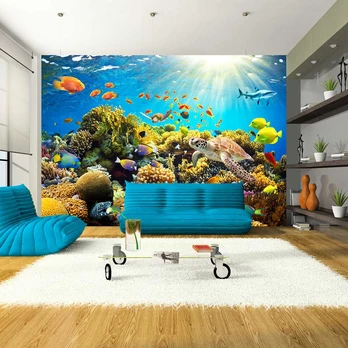 Artgeist Fototapetas - Underwater Land