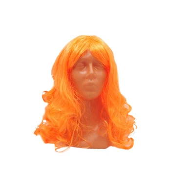 Oranžinių plaukų perukas, 45 cm