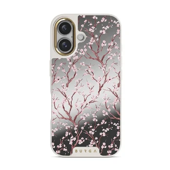 Sakura - iPhone 16 Case, Elite Mirror Light (MagSafe) / Gold