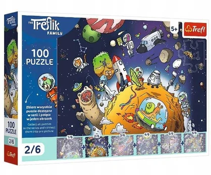 Dėlionė 100 UFT Treflik w kosmosie 16542