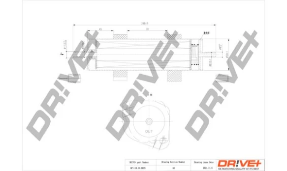 Kuro filtras Dr!ve+ DP1110.13.0079
