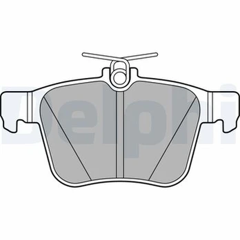 DELPHI LP2697 Brake pad set